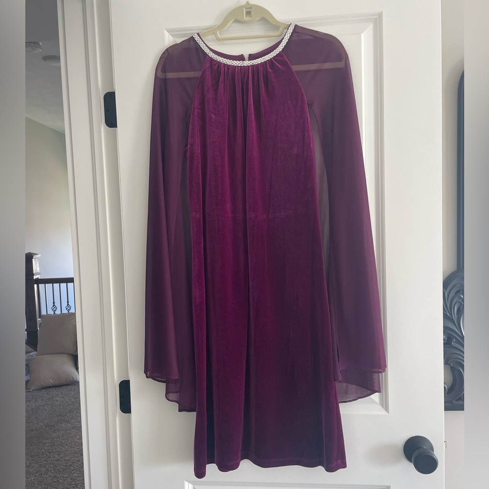 R & M Richards Purple Dress